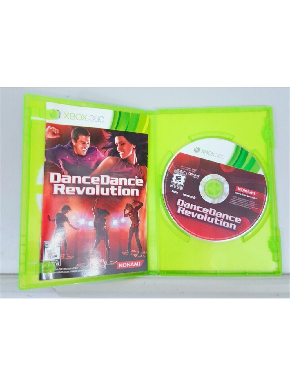 DDR / Dance Dance Revolution Microsoft XBOX 360 Complete with Case Art & Manual